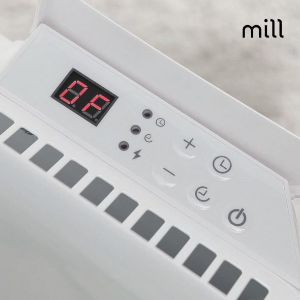 밀 북유럽 전기 히터 컨벡터 가정용 사무용 온풍기 MILL1200PT ON/OFF 타이머 기능