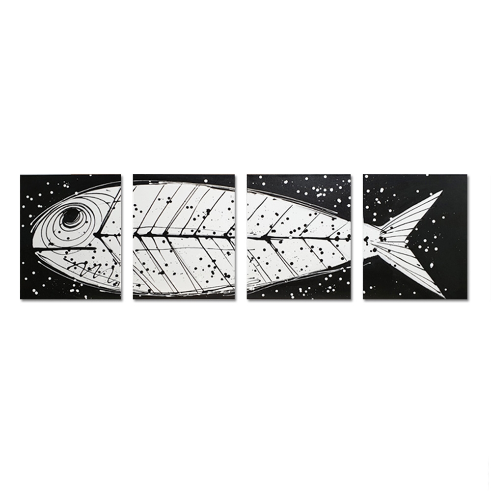 트리빌리지 물고기 그림 모던 액자 인테리어 그림