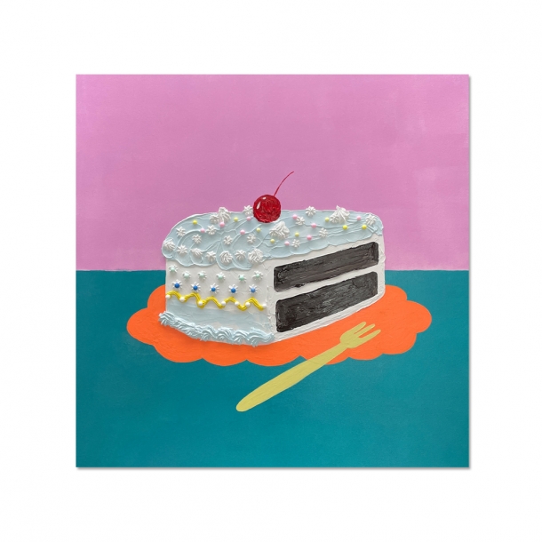 트리빌리지 카페 배전함가리개 케이크 유화 인테리어그림 미술작품