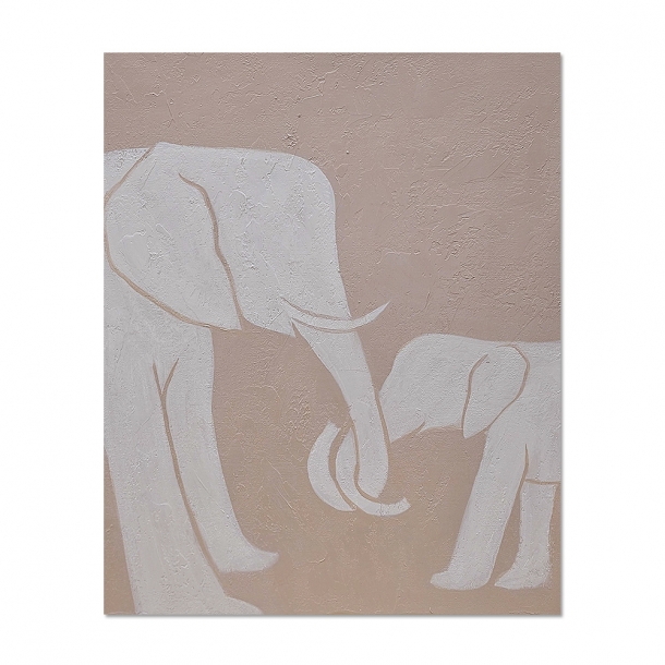 트리빌리지 풍수 복들어오는 인테리어 유화 코끼리 그림액자
